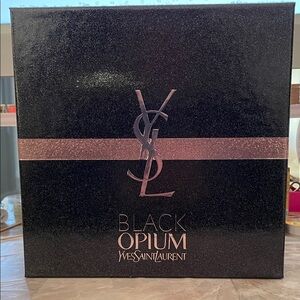 Yves Saint Laurent Black Opium Box with Pink Accent